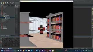Muestra del Edificio H en Java 3D