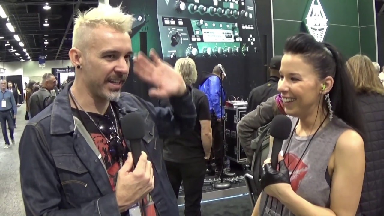 Henry Flury guitarist of Butcher Babies is on Almost Fama