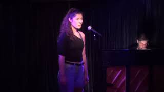 Laura Pachnos singing New York Do You Care?