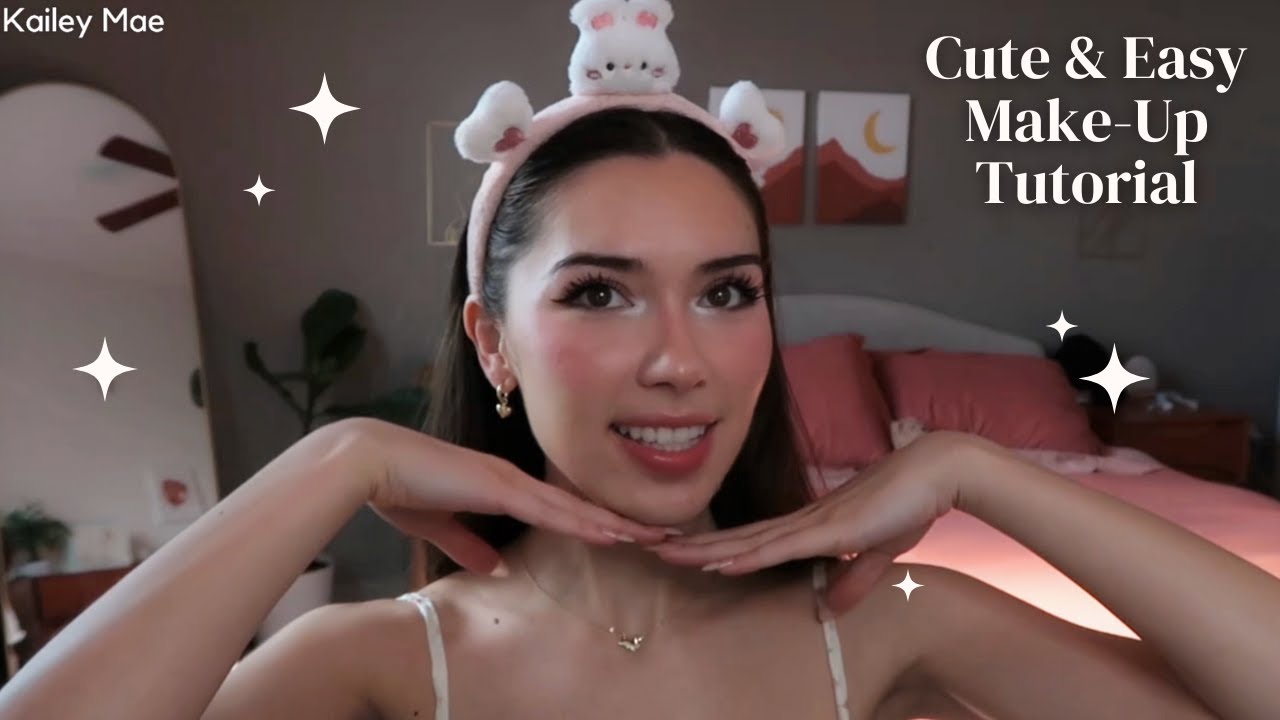 Cute & Easy Make-Up Routine & Tutorial ♡ lots of affordable products ...