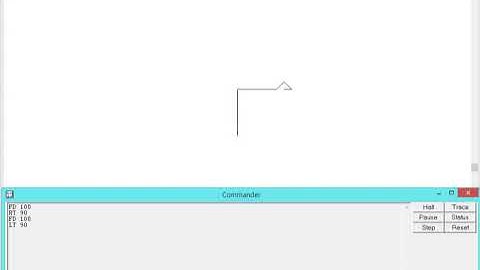 How to move the turtle forward, backward, left side and right side? | The basic commands | MSW Logo