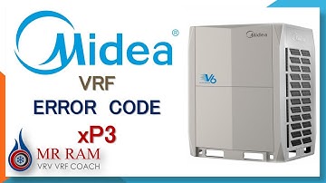 Midea VRF ERROR CODE xP3 (ENGLISH)