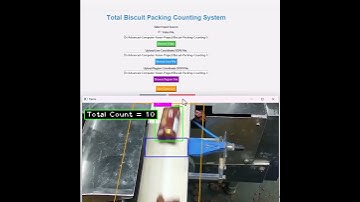 Real-Time Biscuit Counting System | AI + Computer Vision (Python + YOLOv11)