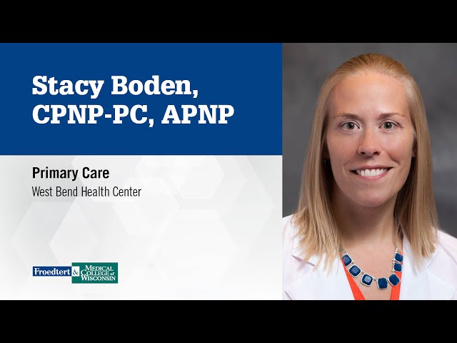 Watch Stacy Boden, nurse practitioner, primary care on YouTube.