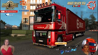 Euro Truck Simulator 2 (1.39) 

Low deck chassis addon for knox_xss for Renault Magnum by Sogard3[v1.2][1.39] Delivery in Ukraine Promods map v2.51 Krone Trailer by TZ Express Animated gates in companies v3.7 [Schumi] Real Company Logo v1.0 [Schumi] Company addon v1.8 [Schumi] Trailers and Cargo Pack by Jazzycat Motorcycle Traffic Pack by Jazzycat FMOD ON and Open Windows Naturalux Graphics and Weather Spring Graphics/Weather v3.6 (1.38) by Grimes Test Gameplay ITA Europe Reskin v1.0 + DLC's & Mods
Changelog v1.2:
- Updated for 1.39 Fix.
- Added rear fenders from Range T by SCS.
- Added new chassis.
https://forum.scssoft.com/viewtopic.php?f=35&t=255540

For Donation and Support my Channel
https://paypal.me/isabellavanelli?loc...

SCS Software News Iberian Peninsula Spain and Portugal Map DLC Planner...2020
https://www.youtube.com/watch?v=NtKeP...
Euro Truck Simulator 2 Iveco S-Way 2020
https://www.youtube.com/watch?v=980Xd...
Euro Truck Simulator 2 MAN TGX 2020 v0.5 by HBB Store
https://www.youtube.com/watch?v=HTd79...

All my mods I use in the video
Promods map v2.51
https://www.promods.net/setup.php
Traffic mods by Jazzycat
https://sharemods.com/hh8z6h9ym82b/pa...
https://sharemods.com/lpqs4mjuw3h6/ai...
https://ets2.lt/en/painted-bdf-traffi...
https://sharemods.com/eehcavh87tz9/bu...
Graphics mods
https://download.nlmod.net/
https://grimesmods.wordpress.com/2017...
Europe Reskin
https://forum.scssoft.com/viewtopic.p...
Trailers pack
https://ets2.lt/en/trailers-and-cargo...
https://tzexpress.cz/
Others mods
Company addon v1.8 [Schumi]
https://forum.scssoft.com/viewtopic.p...
Real Company Logo v1.3 [Schumi]
https://forum.scssoft.com/viewtopic.p...
Animated gates in companies v3.8 [Schumi
https://forum.scssoft.com/viewtopic.p...

#TruckAtHome #covid19italia
Euro Truck Simulator 2   
Road to the Black Sea (DLC)   
Beyond the Baltic Sea (DLC)  
Vive la France (DLC)   
Scandinavia (DLC)   
Bella Italia (DLC)  
Special Transport (DLC)  
Cargo Bundle (DLC)  
Vive la France (DLC)   
Bella Italia (DLC)   
Baltic Sea (DLC)
Iberia (DLC) 

American Truck Simulator
New Mexico (DLC)
Oregon (DLC)
Washington (DLC)
Utah (DLC)
Idaho (DLC)
Colorado (DLC)
   
I love you my friends
Sexy truck driver test and gameplay ITA

Support me please thanks
Support me economically at the mail
vanelli.isabella@gmail.com

Roadhunter Trailers Heavy Cargo 
http://roadhunter-z3d.de.tl/
SCS Software Merchandise E-Shop
https://eshop.scssoft.com/

Euro Truck Simulator 2
http://store.steampowered.com/app/227...
SCS software blog 
http://blog.scssoft.com/

Specifiche hardware del mio PC:
Intel I5 6600k 3,5ghz
Dissipatore Cooler Master RR-TX3E 
32GB DDR4 Memoria Kingston hyperX Fury
MSI GeForce GTX 1660 ARMOR OC 6GB GDDR5
Asus Maximus VIII Ranger Gaming
Cooler master Gx750
SanDisk SSD PLUS 240GB 
HDD WD Blue 3.5" 64mb SATA III 1TB
Corsair Mid Tower Atx Carbide Spec-03
Xbox 360 Controller
Windows 10 pro 64bit