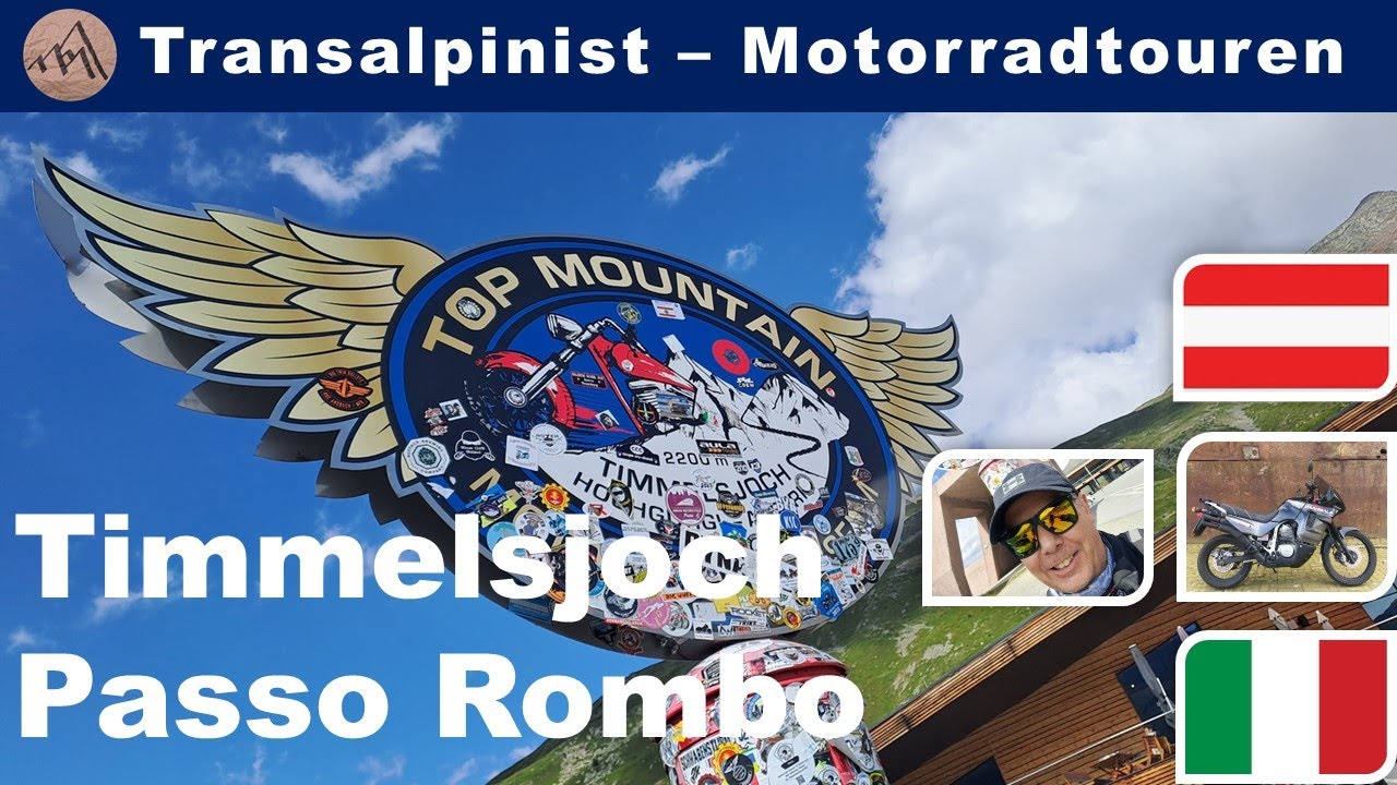 Timmelsjoch, Passo Rombo mit dem Motorrad - HONDA XL 600 V TRANSALP