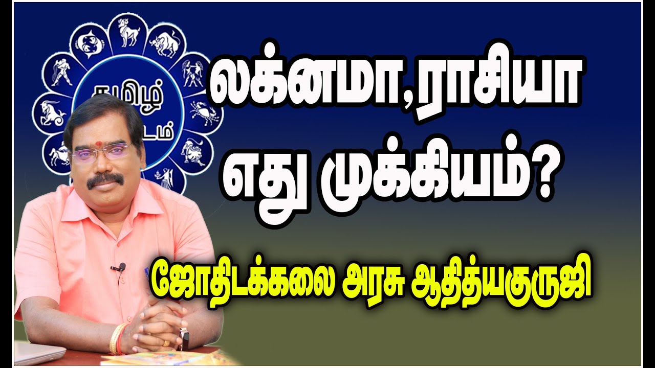 0859 - LAKNAM- RASI WHICH IS IMPORTANT - லக்னமா,ராசியா எது முக்கியம்? #adityaguruji #jothidam