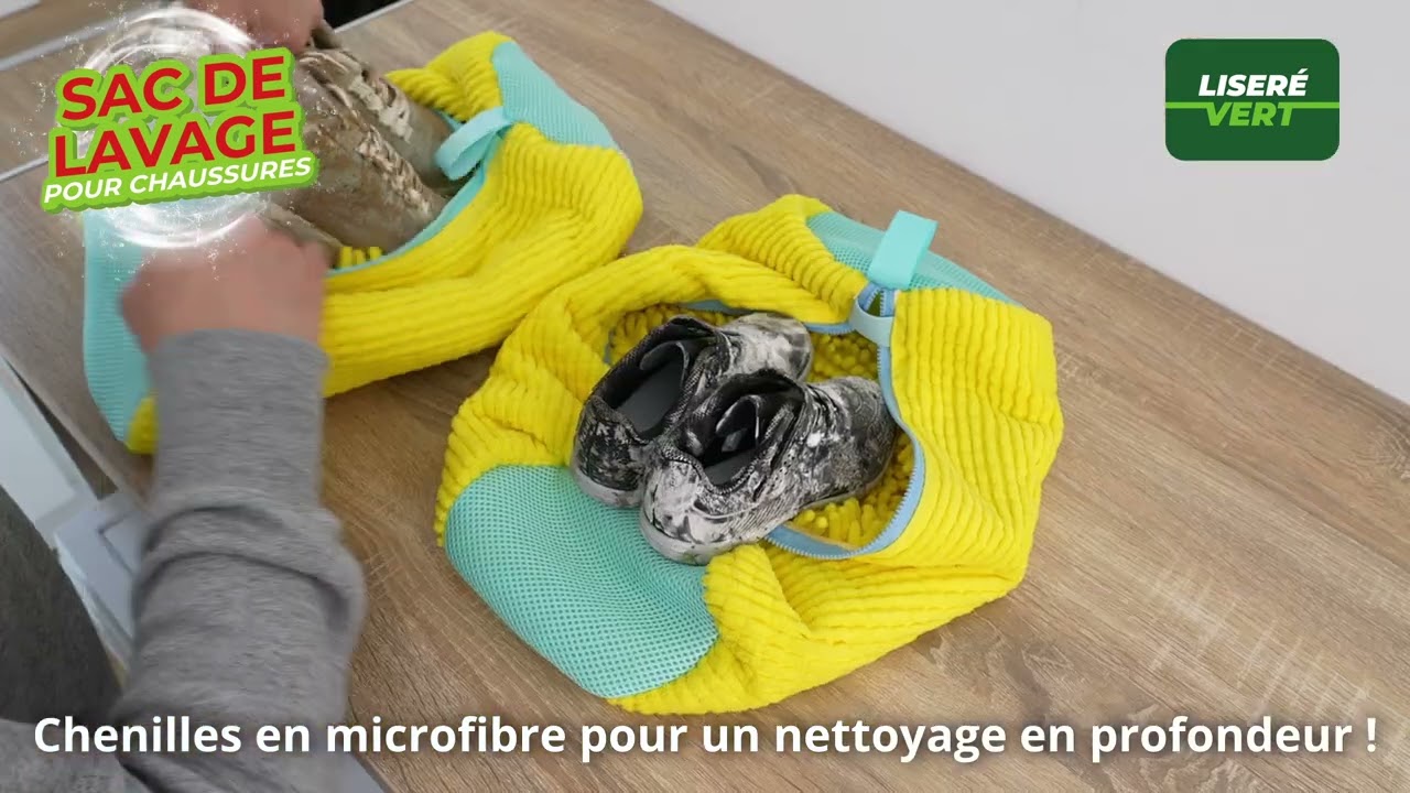 Lot De 2 Sacs De Lavage Pour Chaussures HWJPDMBD - Protection Machine à Laver, Jaunes