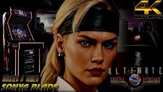 SONYA BLADE Playthrough [Master II Tower] No Matches Lost | Ultimate Mortal Kombat 3 [ARCADE]
