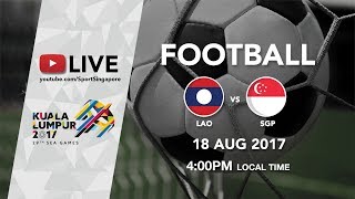 Football ⚽: Laos 🇱🇦 vs Singapore 🇸🇬 | 29th SEA Games 2017 screenshot 3