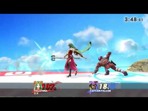 ガチ1on1パルテナVSキャプテン・ファルコンメテオ