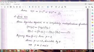 Analytic Number Theory Applications of Legendre symbol, Gauss Lemma, Eulers criterion