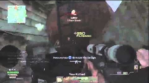 MW3 - L188A - Sick Quad kill feed -