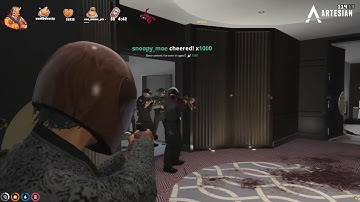 CB & GG Kill The ENTIRE PD After Heist | GTA RP NoPixel 3.1