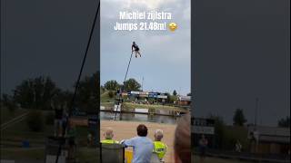 Michiel JUMPS 21.48m as JUNIOR! 🤩