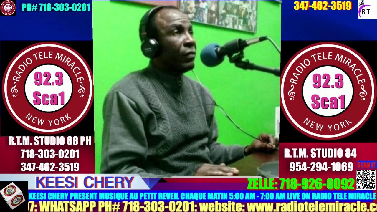 KEESI CHERY MUSIQUE AU PETIT REVEIL LIVE ON RTM. 92.3 SCA1