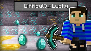 So I added a "Lucky" Difficulty to Minecraft...