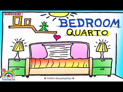 Partes da Casa em Inglês - Cômodos da Casa em Ingles