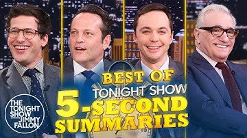 The Best of 5-Second Summaries | The Tonight Show Starring Jimmy Fallon