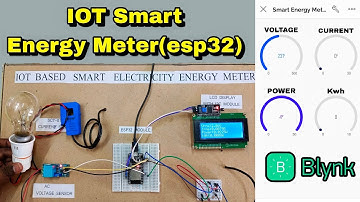 iot smart energy meter using nodemcu esp32 with Blynk app | iot projects using esp32 #iotproject