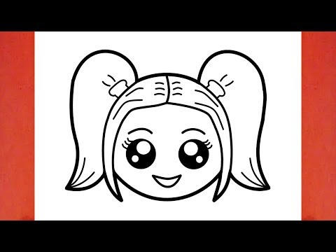 HOW TO DRAW CUTE HARLEY QUINN