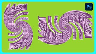 [ Photoshop Tutorial ] Create Spiral Text Effect in Photoshop