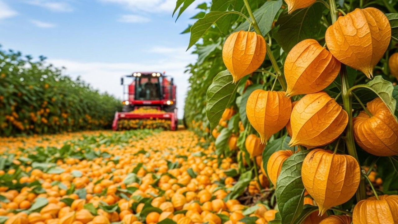 How Farmers Harvest and Pack Golden Berries | Processing Factory Documentary