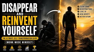 Disappear and Reinvent Yourself | The Ultimate Self-Transformation Guide (Monk Mode Mindset)