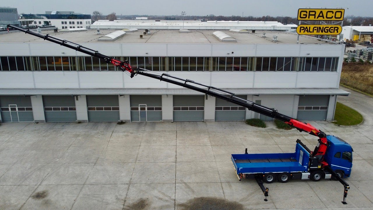 HDS PALFINGER PK 78002-SH x VOLVO FH 8x4 500 KM x ZABUDOWA GRACO