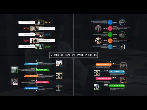 Vertical Timeline With Photos | AE, a Templates & Theme by Gatamotion (Thumbnail 1 of 2)