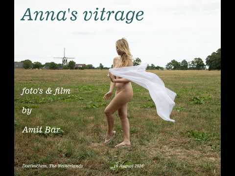 Art video: Nude Anna's vitrage by Amit Bar. EDSA content
