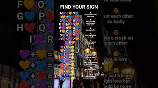 Find Your Sign #sign #initial #love #couple