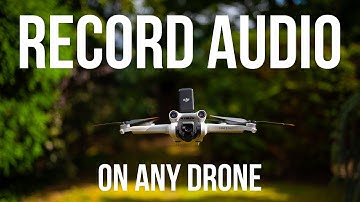 DJI Mini 3 Pro - How to record audio on a drone