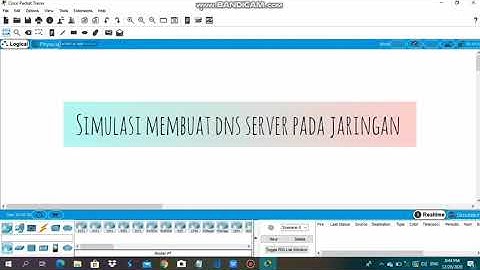 Simulasi Membuat Server DNS pada Jaringan Menggunakan Cisco Packet Tracer