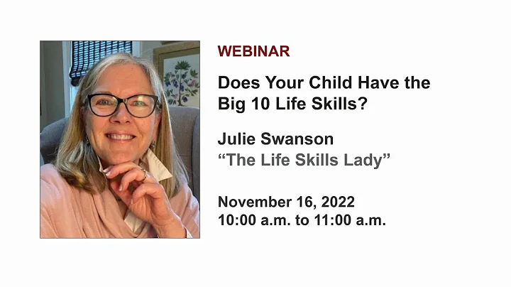 Does Your Child Have the Big 10 Life Skills?