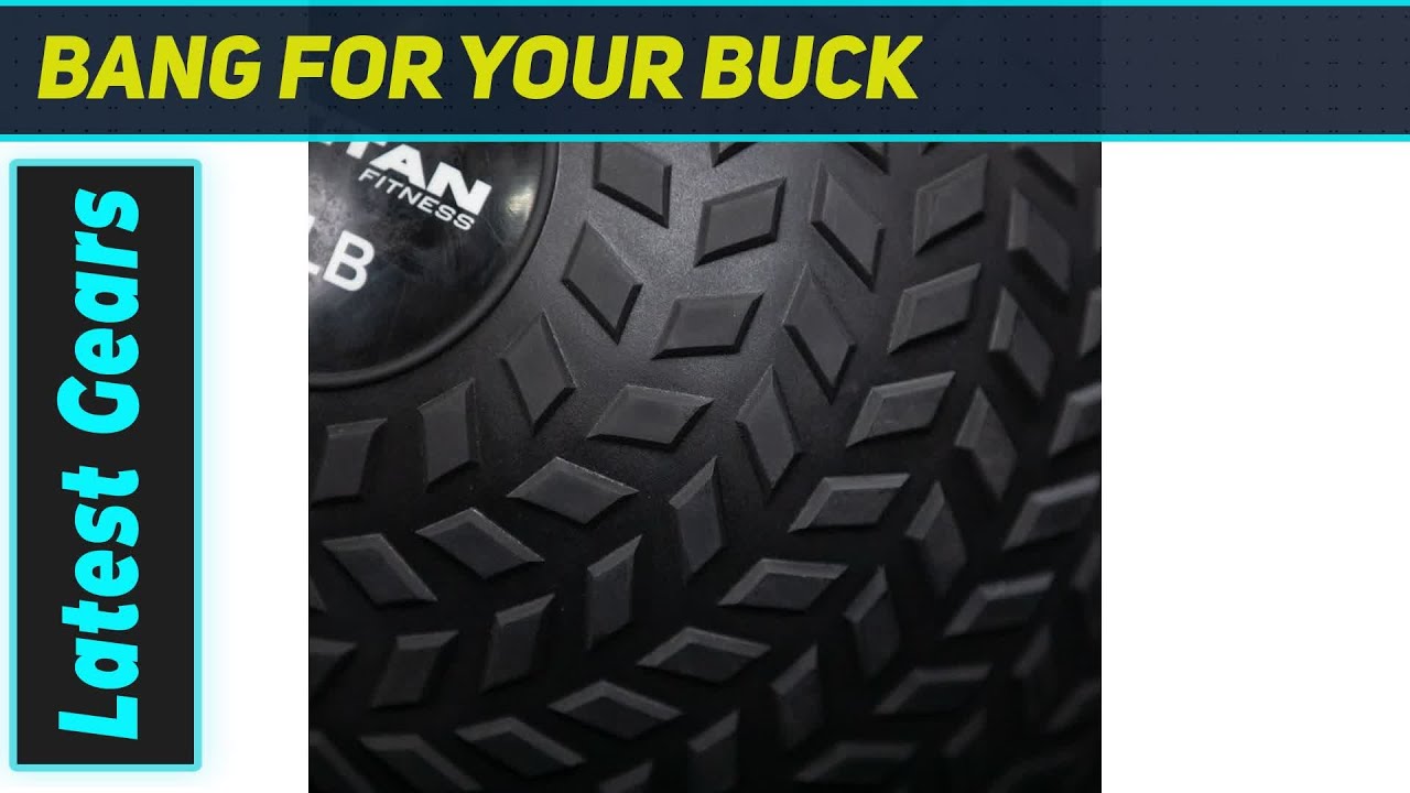 Мяч для слэмбола Titan Fitness с резиновым протектором: идеальное средство для вашего тренажерног...