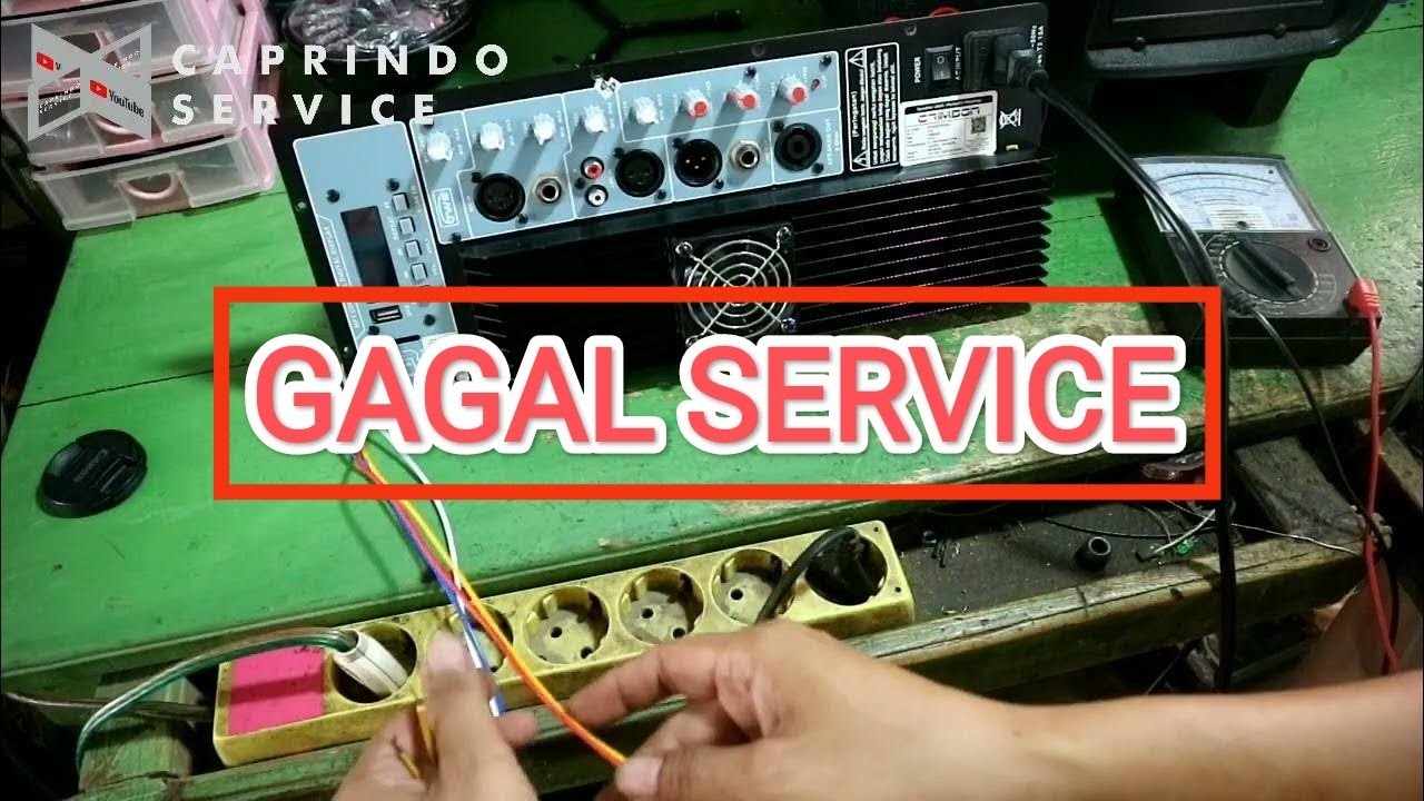 Gagal Service Speaker Aktif Bluetooth