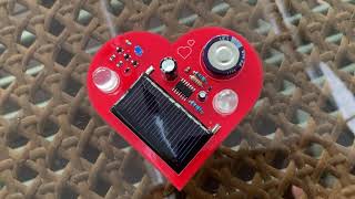 BEAM robotics heart shaped pummer PCB