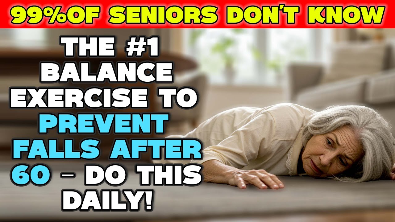 The #1 Balance Exercise to Prevent Falls After 60 – Do This Daily ...