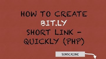 Bit.ly API Implementation - Quick View & Implementation