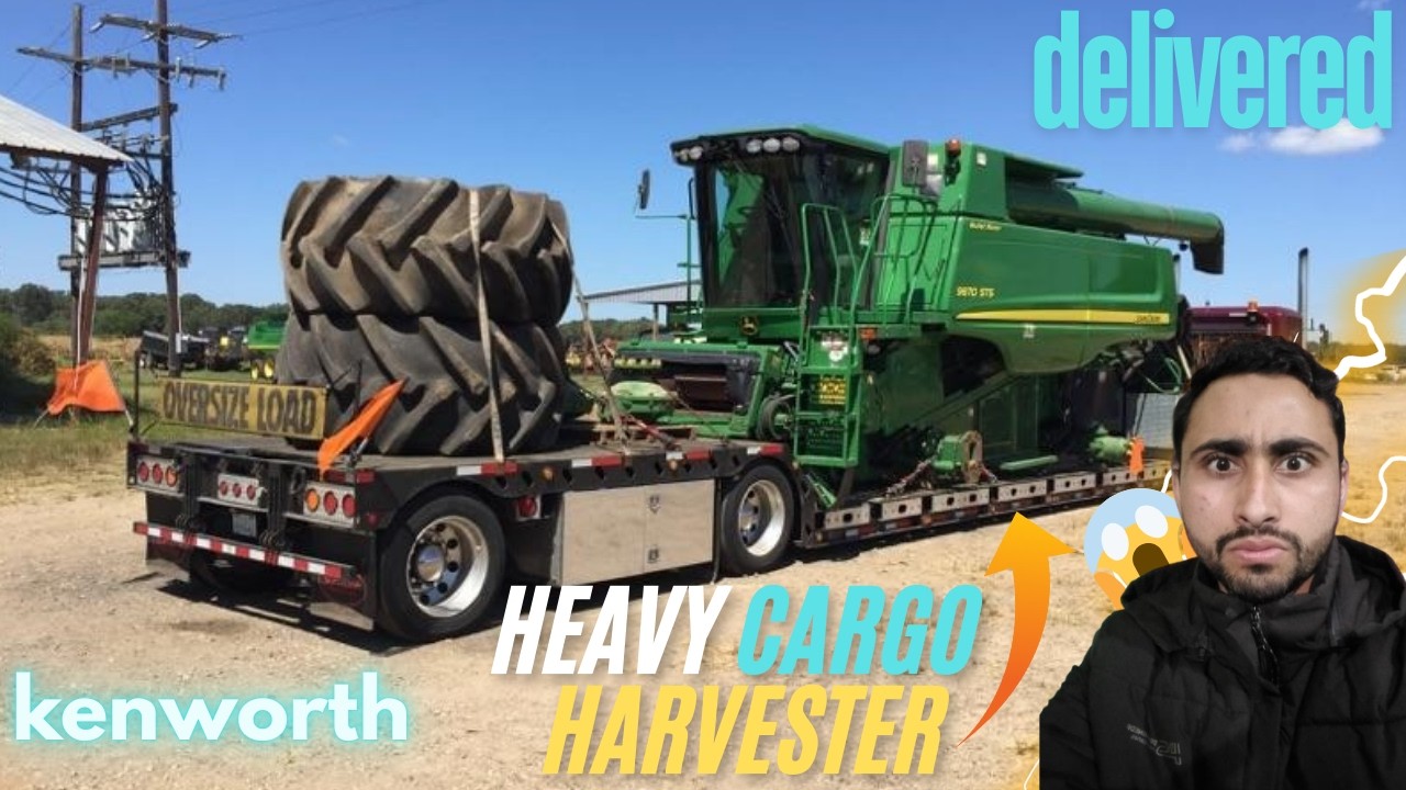 START JOURNEY WITH KEN-WORTH HEAVY CARGO HARVESTER MACHINE#simulator#ets2#pcgaming#eurotruck