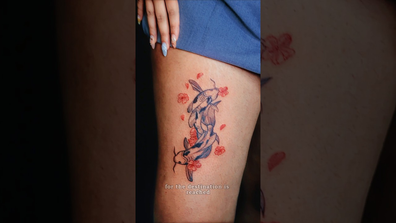 The HIDDEN Meaning Behind This Koi Fish Tattoo 🐟🌸 #shorts