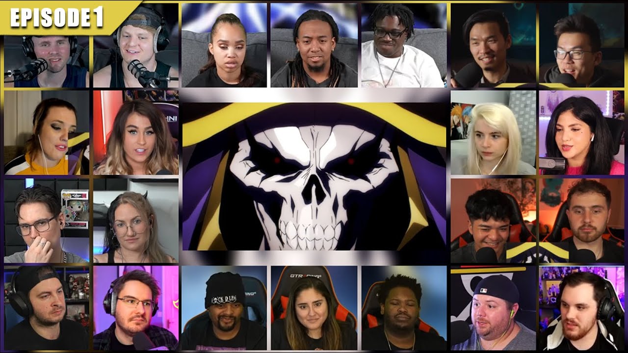 [Full Episode] Overlord Season 1 Episode 1 Reaction Mashup | オーバーロード