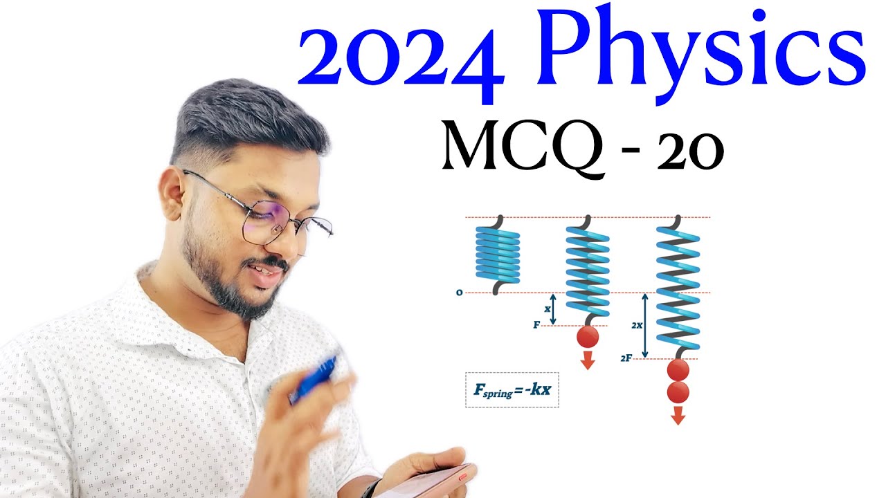 2024 Physics MCQ - 20 | By Sandun K. Dissanayaka | Channel A+
