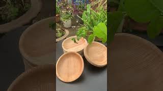 🌿 Eco Friendly Plates#ecoproducts #KrishiOrgan #EcoFriendly #ArecaLeafPlate #Biodegradabl