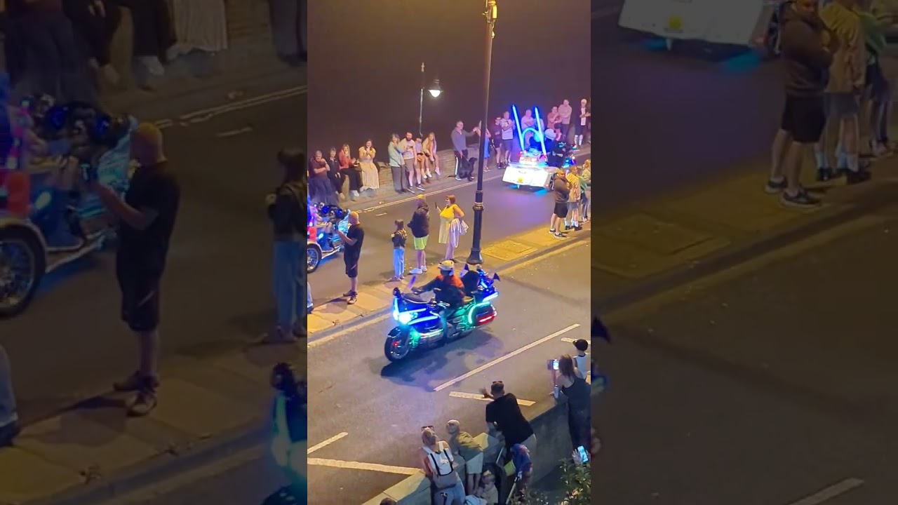 Scarborough Goldwing light parade Scarborough 2023