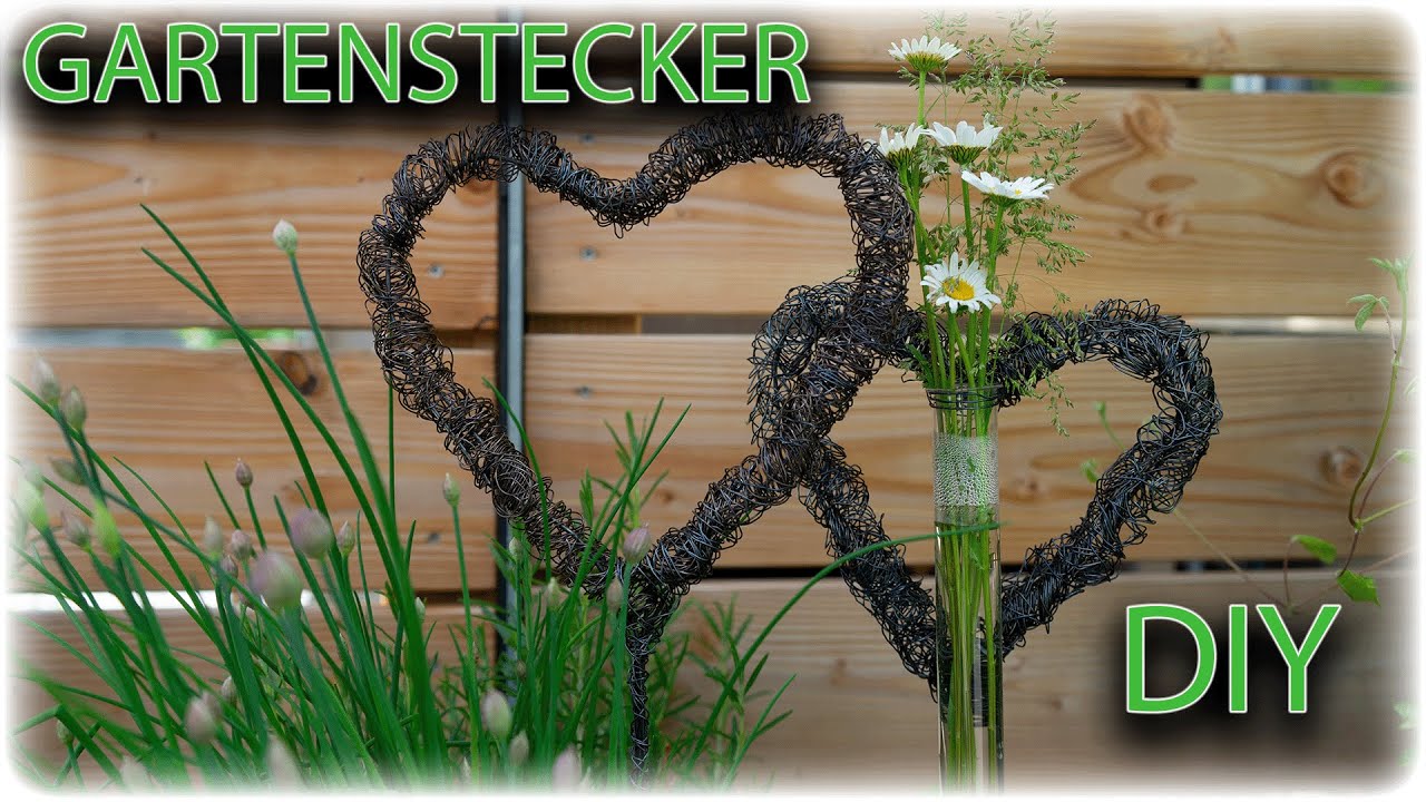 EINFACH und GÜNSTIG💚GARTENSTECKER - IDEEN FÜR DEN GARTEN