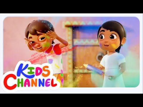Holi Vaccindi Song, హోలీ హై పాట, Holi Song in Telugu and Kids Rhymes