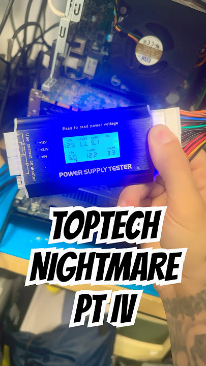 TopTech Nightmare Part IV #pc #repairs #tech