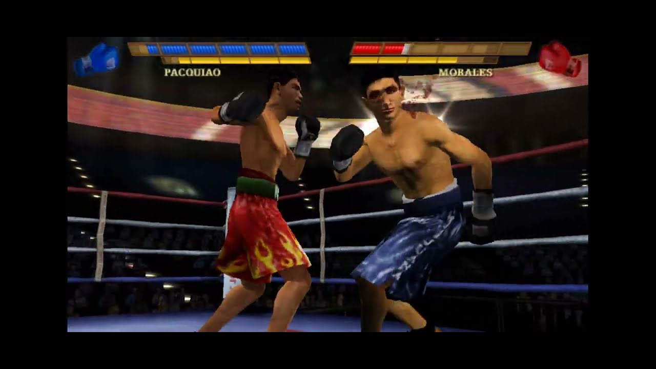 Fight Night Round 3 PSP | Pacquiao vs Morales | Hard Difficulty 